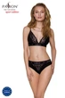 Эластичный топ с кружевом Passion PS001 TOP Черный L (SO4175) - изображение 3