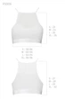 Спортивный хлопковый топ с прозрачной вставкой Passion PS006 TOP Белый L (SO4243) - изображение 4