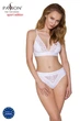 Эластичный топ с кружевом Passion PS001 TOP Белый L (SO4187) - изображение 3