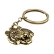 Брелок Тигр Netsuke Металл Объемное изображение 8х2.4х0.2 см Бронзовый (26927u) - изображение 4
