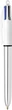 Набор шариковых ручек BIC 4 Colours Shine Silver 1 мм 12 шт (3086123343979) - изображение 4
