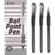 Ручка масляна Tianzhijiaozi Ball Point Pen 501p чорна - зображення 2