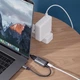 USB-хаб Baseus Enjoyment Series Type-C to VGA+PD HUB Convertor Space Grey (CAHUB-O0G) - изображение 5