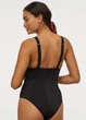 Злитий купальник H & M 48 Чорний (0811777002) - зображення 2