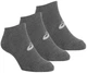 Набор мужских носков хлопковых ASICS Ped Sock 155206-020 39-42 (II ) 3 пары Серый (8718837149381) - изображение 1