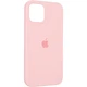 Чохол Fiji Silicone Case для Apple iPhone 14 бампер накладка Soft Touch з мікрофіброю Light Pink - зображення 1