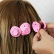 Бігуді Magic Curler "Грибочки" силіконові, набір 10 шт., рожеві - зображення 2