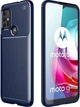 Чехол Fiber для Motorola Moto G30 бампер противоударный Blue - изображение 1