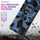 Чехол Military Shield для Motorola Moto G10 бампер противоударный с подставкой Blue - изображение 4