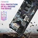 Чехол Military Shield для Motorola Moto G10 бампер противоударный с подставкой Navy-Blue - изображение 3