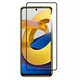 Защитное стекло LUX для Poco M4 Pro 5G Full Сover черный 0,3 мм в упаковке - изображение 1