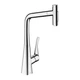 Смеситель для кухни Hansgrohe Metris Select 320 2jet sBox с выдвижным изливом, хром (73816000) - изображение 1
