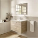 Тумба з умивальником Roca Victoria Basic 600х460, береза (A855854422) - изображение 5