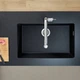 Кухонна мийка Hansgrohe S510-U660 під стільницю 710х450, Stonegrey (43432290) - изображение 4