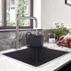 Мойка для кухни HANSGROHE гранитная S51 500x450мм прямоугольная врезная без сифона серая 43431290 - изображение 3