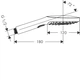 Ручний душ Hansgrohe Raindance Select E 120 3jet 26520670 - зображення 2
