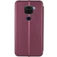 Противоударный Кожаный Чехол (книжка) Classy для Xiaomi Redmi Note 9 / Redmi 10X Бордовый - изображение 2