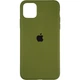 Чехол Fiji Silicone Case для Apple iPhone 13 Pro Max бампер накладка Soft Touch с микрофиброй Pinery Green - изображение 2
