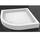 Поддон для душевой кабины DEVIT Nymfa 90x90x17см полукруглый акриловый c сифоном белый FTR0609 - изображение 2