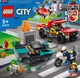 Zestaw klocków LEGO City Akcja strażacka i policyjny pościg 295 elementów (60319) - obraz 1