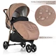 Прогулочная коляска El Camino X3 ME 1025 Sand - изображение 2