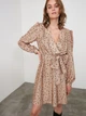 Платье короткое женское Trendyol TWOAW21EL1821 40 Camel (8682581721721) - изображение 1