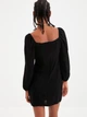 Платье короткое женское Trendyol TWOAW22EL0260 40 Black (8683044011434) - изображение 5