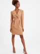 Платье короткое женское Trendyol TWOAW22EL0305 36 Camel (8683044015234) - изображение 2