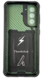 Чехол New Armor c кольцом-подставкой на Samsung Galaxy S21 зеленый - изображение 3