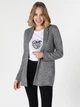 Пиджак клетчатый удлиненный женский Colin's CL1055284BLK XS Черный - изображение 1