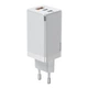 Зарядний пристрій Baseus GaN2 Pro Quick 3 порту, USB 65W+Type-C+кабель 100W(20V/5A) 1M Білий (CCGAN2P-B02) - зображення 1