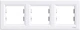 Тройная рамка Schneider Electric Asfora горизонтальная Белая (EPH5800321) - изображение 1