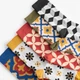 Набір з 5 пар шкарпеток в подарунковій коробці Dodo Socks - Львівські кахлі 44-46 - изображение 8