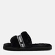 Женские домашние тапочки с открытым носком Puma Fluff 38493701 40.5 (7) 26 см Puma Black-Puma White (4064533846975) - изображение 3