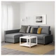 Диван FRIHETEN IKEA 192.975.67 темно-сірий тканина - зображення 2