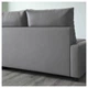 Диван FRIHETEN IKEA 192.975.67 темно-сірий тканина - зображення 7