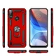 Чехол Shield для Motorola Moto E7i / E7 Power / E7i Power противоударный Бампер с подставкой Red - изображение 4