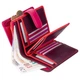 Фиолетовый кожаный кошелек Visconti RB51 PLUM M Fiji c RFID - изображение 3