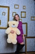 Плюшевий ведмедик Ден Karinka персиковий 80 см - зображення 2