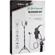 Комплект блоґера Gelius Pro Blogger Set Life Hack Improved GP-BS002 (Led кільце + мікрофон + tripod + утримувач для телефону) - зображення 3
