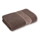 Рушник махровий Saffran FLUFFY 550г/м2 коричневий 50х85см (ТР000001785) - зображення 1