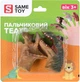 Игровой набор Same Toy Пальчиковый театр 2 шт Спинозавр и Трицератопс (X236Ut-4) - изображение 4