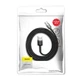 Кабель Baseus Cafule Cable USB For Type-C 3A 1m Gray+Black - изображение 6