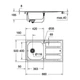 Кухонная мойка GROHE Sink K400 860x500 31566SD0 - изображение 6
