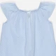 Детская летняя ночная рубашка для девочки H&M XAZ208515RZSP 110-116 см Голубая в белый горох (DD8000004317540) - изображение 4