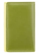 Зелёный кожаный кошелёк Visconti RB43 LIME M Bora c RFID - изображение 4
