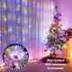 Гирлянда штора-водопад бахрома Кристаллы 3*3м 480 LED мульти МХ-00005656 - изображение 1
