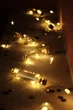 Гирлянда светодиодная на батарейках ретро бутылочки с росой 10шт 100 LED DL 3м белый 136901 - изображение 4