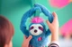 Игрушка интерактивная Magic Mixies Slowy Ленивец Бирюзовый (8411936715630) (PPSL001) - изображение 3