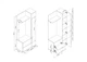 Шафа однодверна з дзеркалом і вішалками для передпокою Green Meble Piaski 90x195x34 (GARDEROBA_GREEN) 101349 - зображення 2